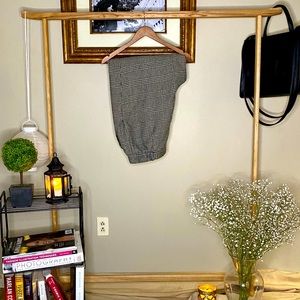 Unisex Houndstooth Wool Pants